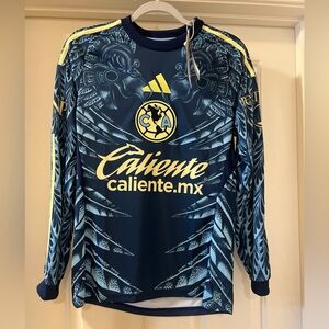 Adidas Club America Long Sleeve Jersey Size Small JN8637